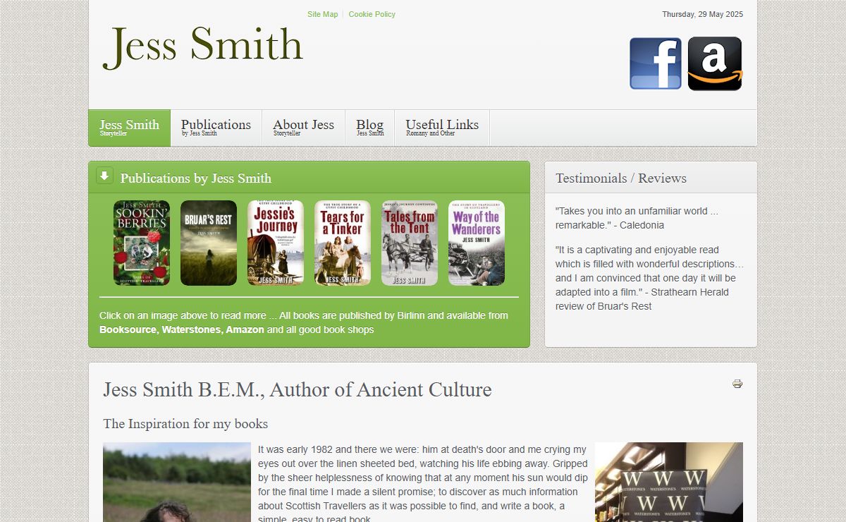 Jess Smith: Author & Traditional Storyteller - Jess Smith