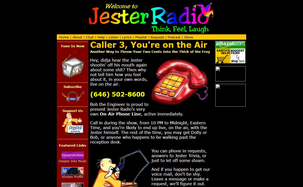 Jester Radio - Think, Feel, Laugh