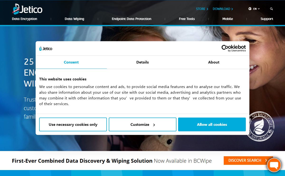 Encryption Software & Wiping Software | Jetico