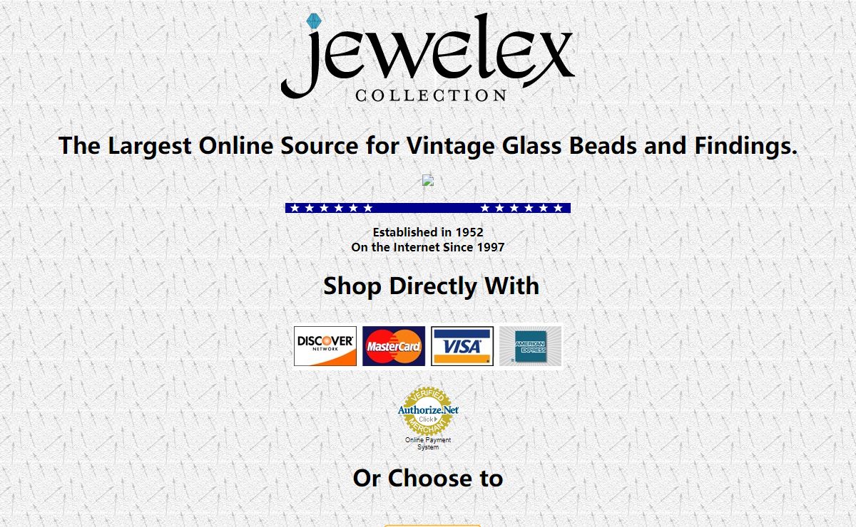 JEWELEX.COM, Largest Site on the Web for Unique Vintage Glass Beads