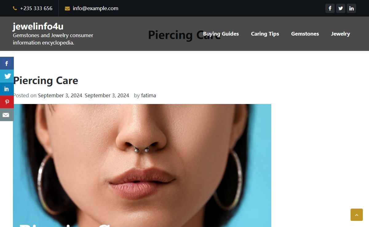 Jewelry Information Website, Facts About Jewelry Guide