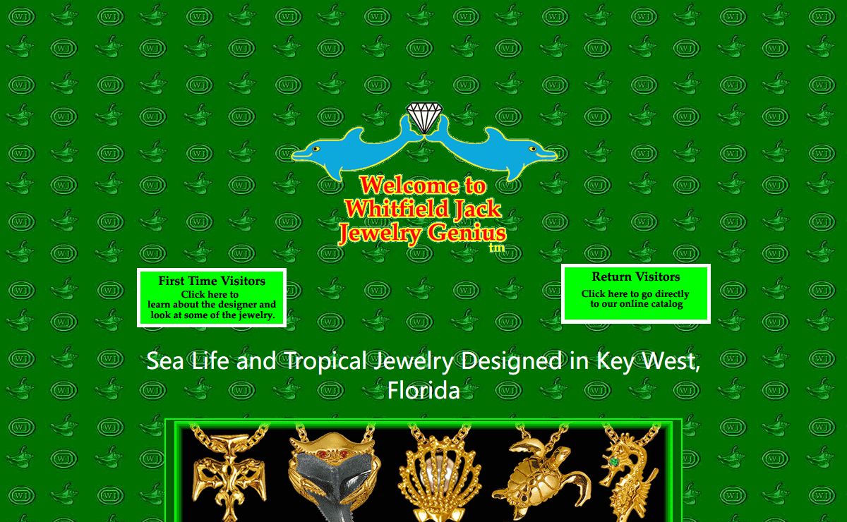 Sea Life and Tropical Jewelry by Whitfield Jack of Key West