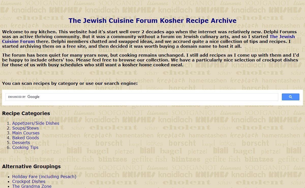 Your source for kosher recipes and Jewish home cooking!