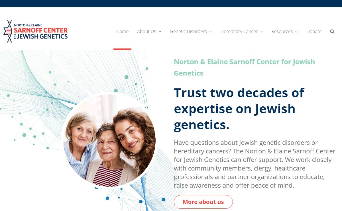 Norton & Elaine Sarnoff Center for Jewish Genetics