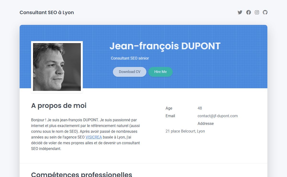 Jean-françois DUPONT : consultant SEO sénior à Lyon