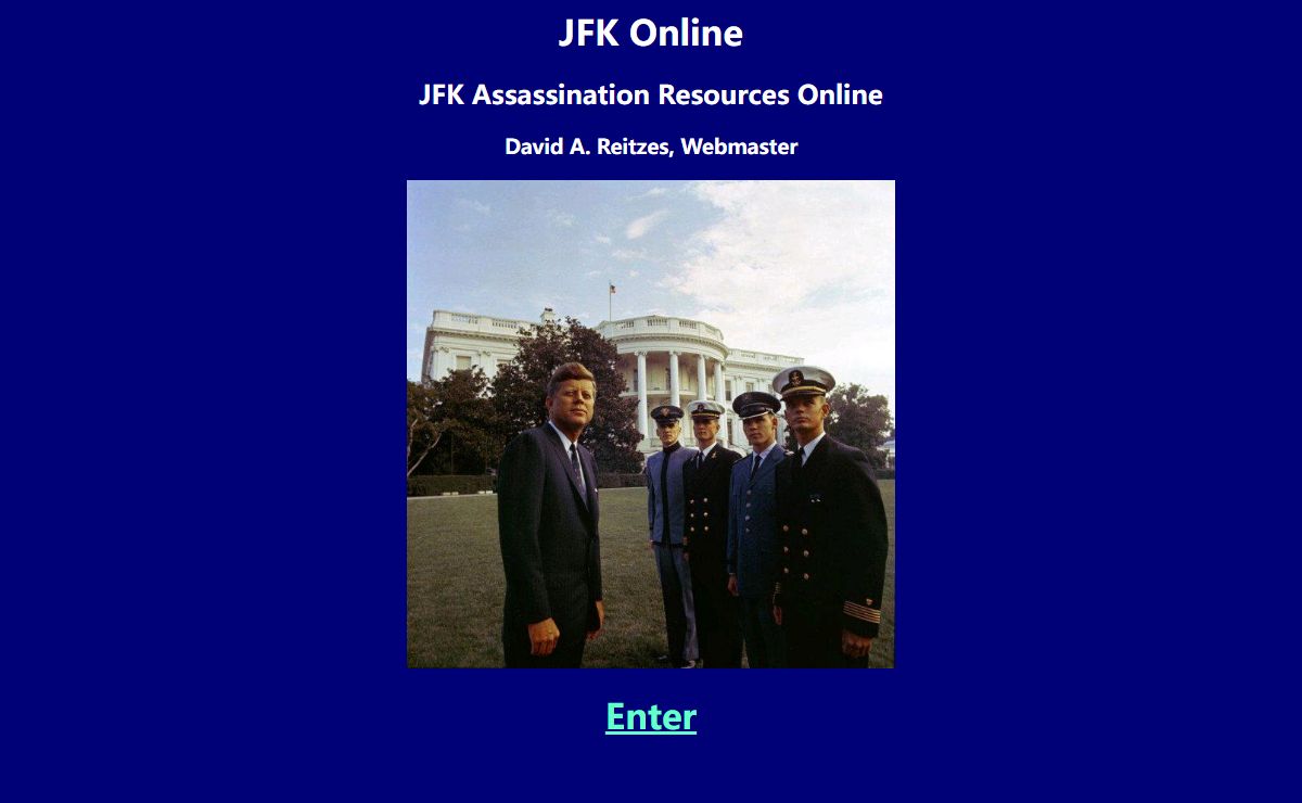 JFK Online: JFK Assassination Resources Online