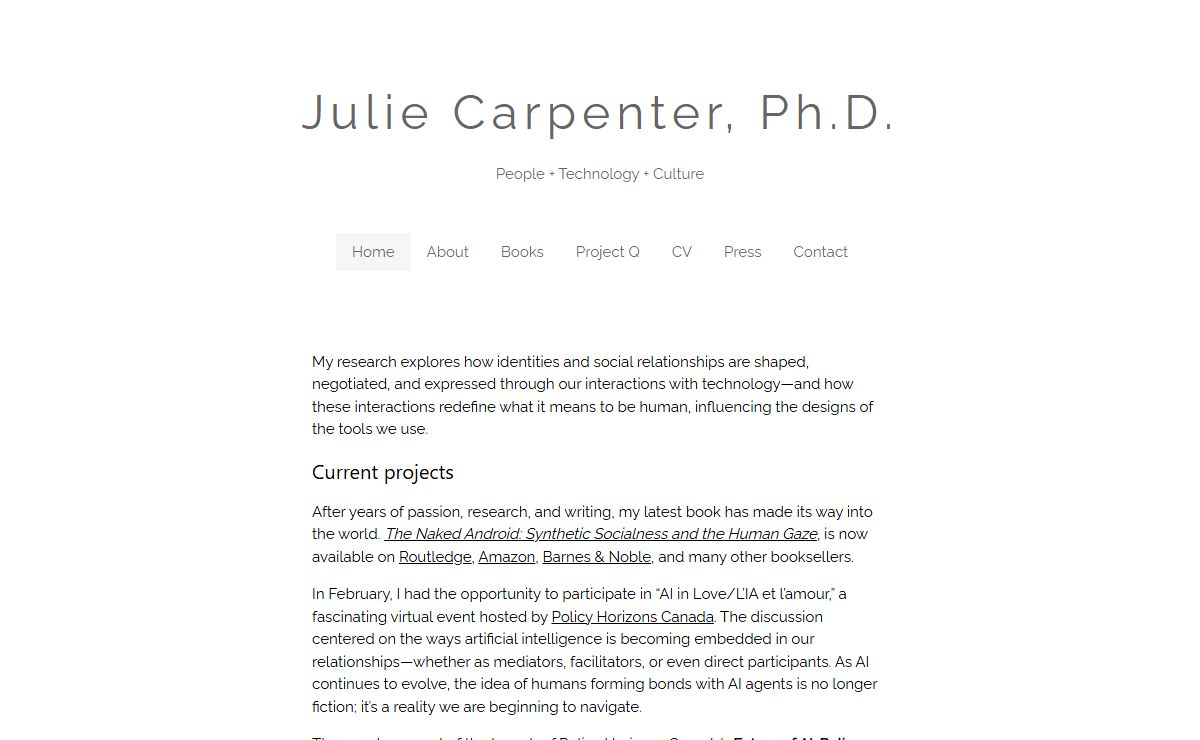 Julie Carpenter, PhD