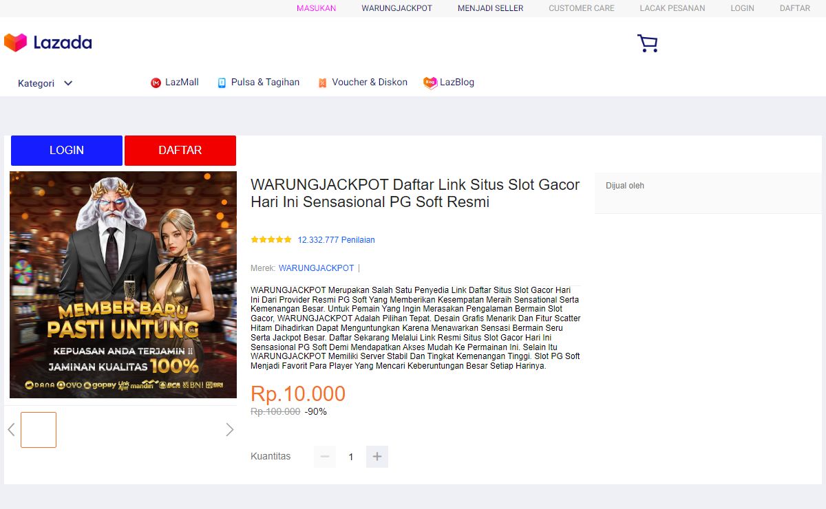 WARUNGJACKPOT Daftar Link Situs Slot Gacor Hari Ini Sensasional PG Soft Resmi