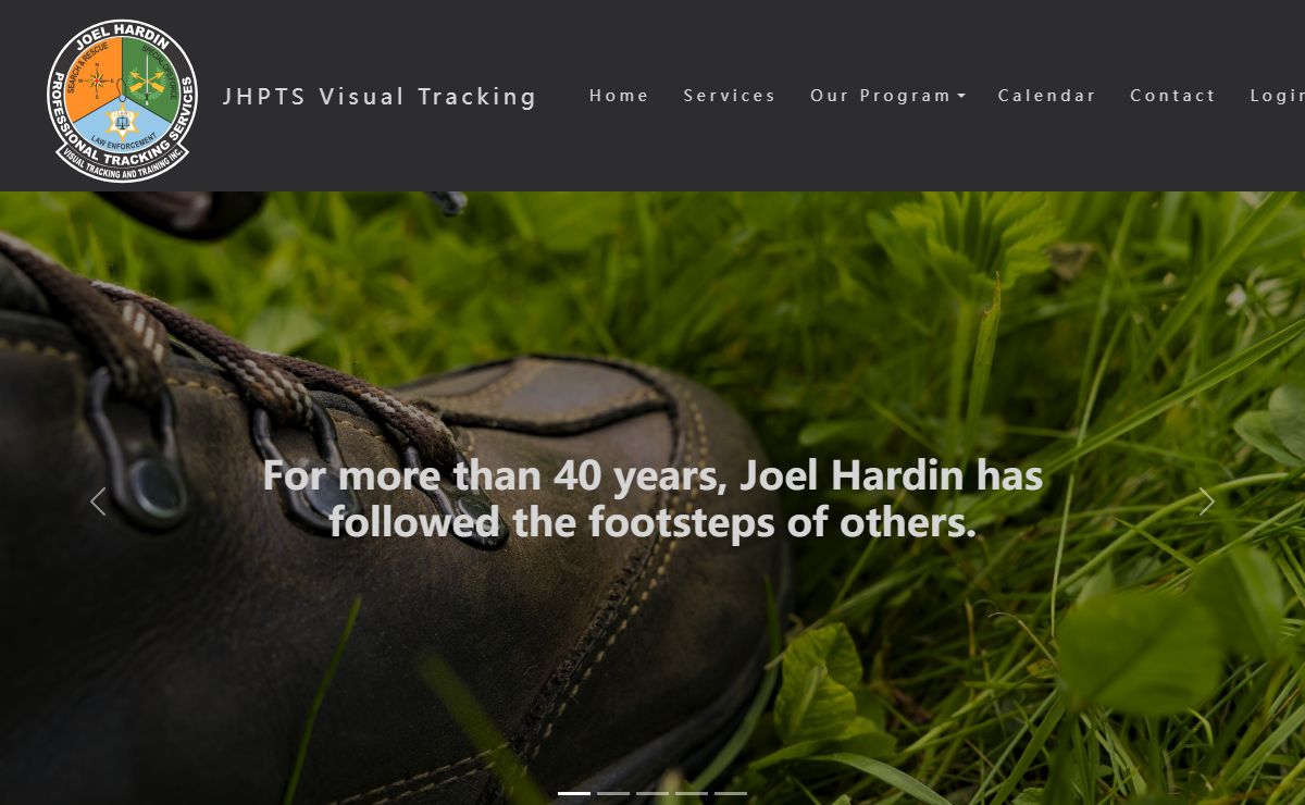 Joel Hardin Professional Tracking Service - Tracking step by step…
