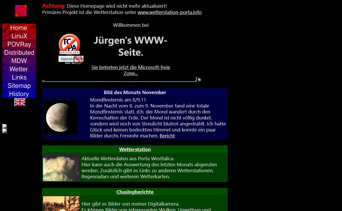 Homepage von CFJH