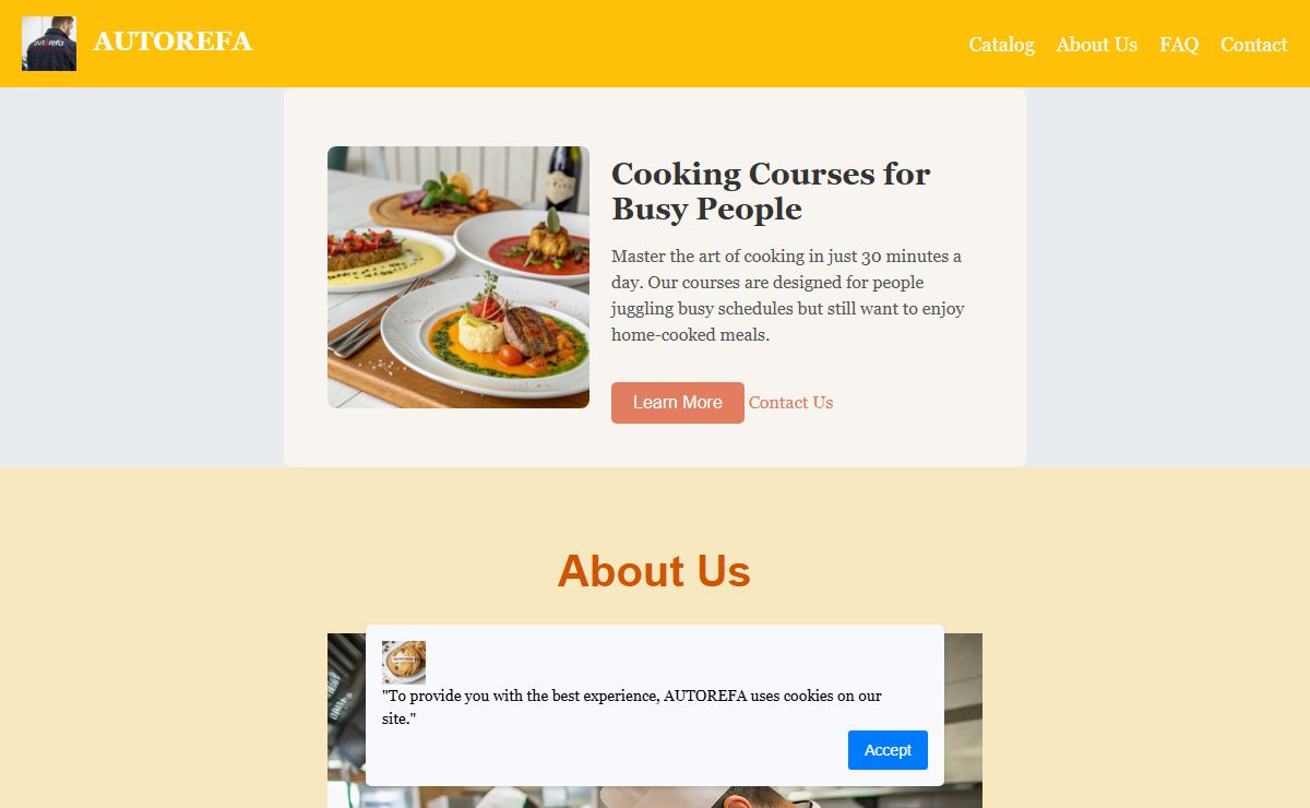 Cooking Courses for Busy People - autorefa.com
