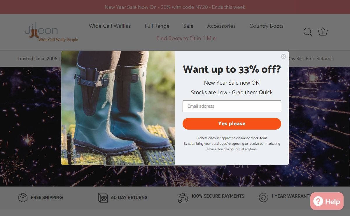 Jileon: Wide Calf Welly People - Widest Wellies in UK -7000 5* Reviews – Jileon Wellies