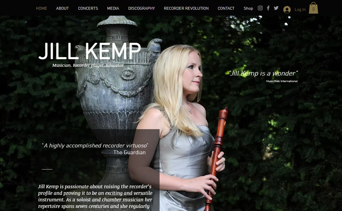 Recorder Player | Jill Kemp