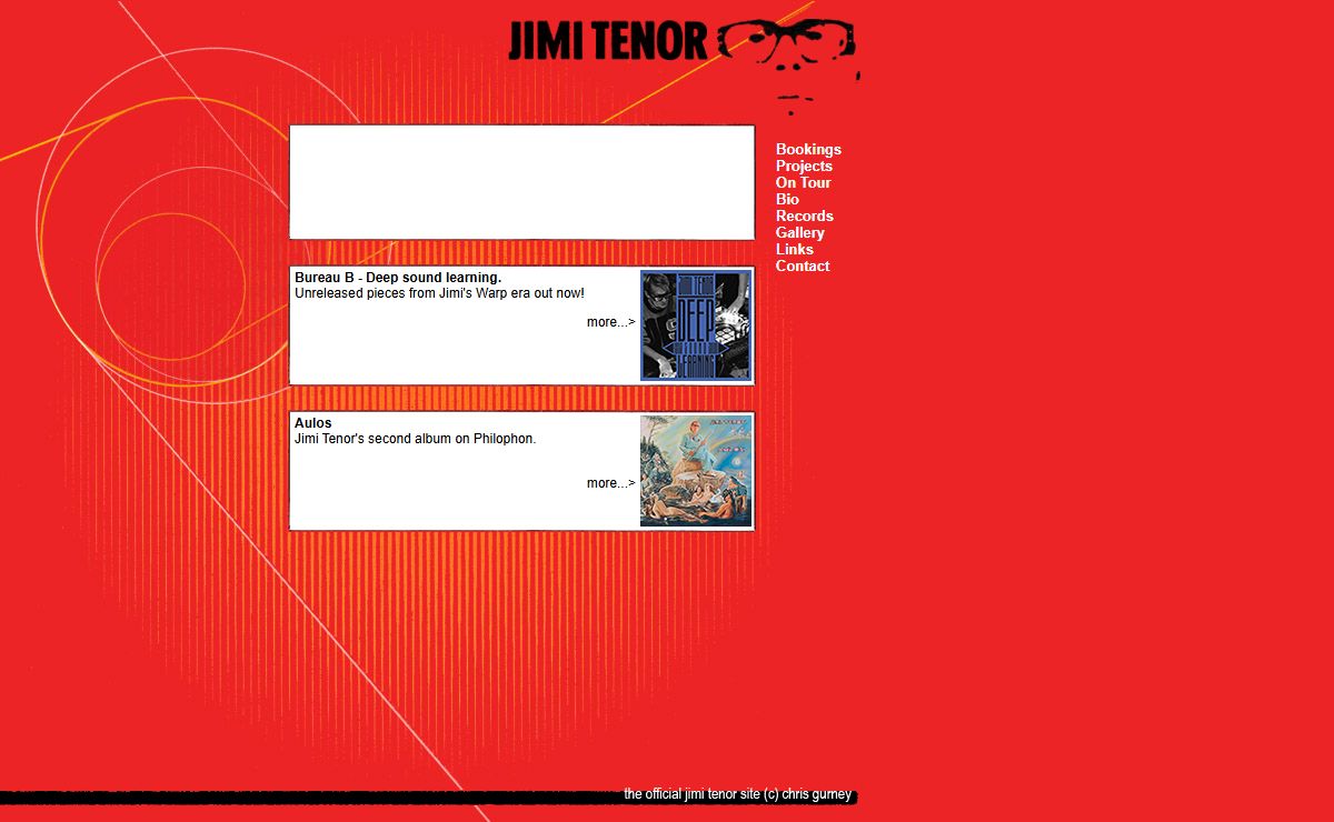 jimi tenor : tenorvision : the official jimi tenor site