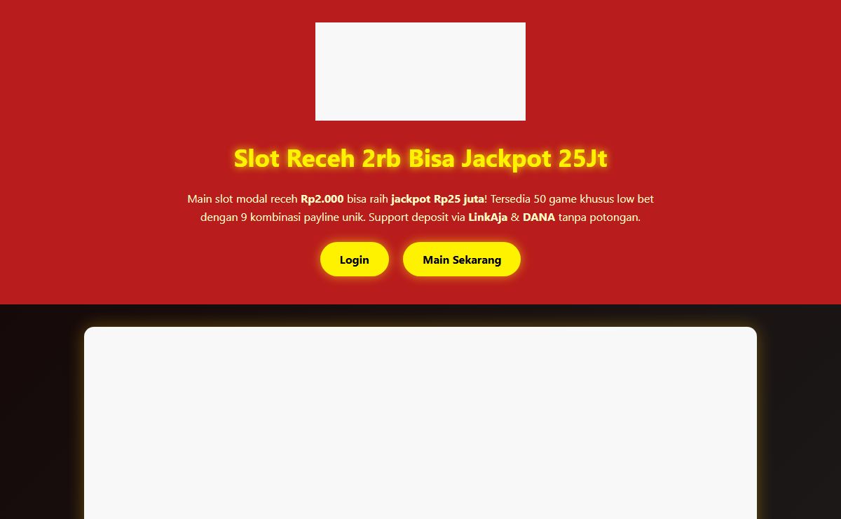 PENITI4D - Slot Receh 2rb Bisa Jackpot 25Jt | Tanpa Potongan