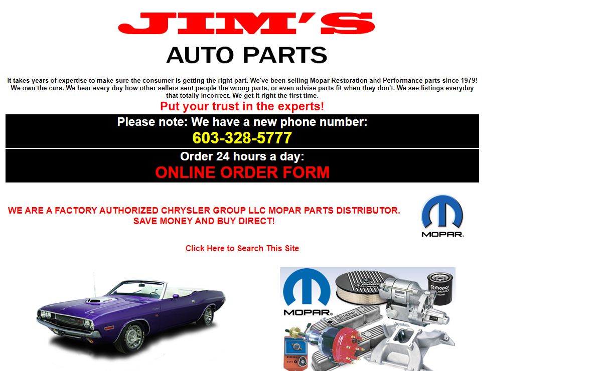Mopar Parts | Restoration Parts | Dodge Truck Parts | Jim's Auto Parts