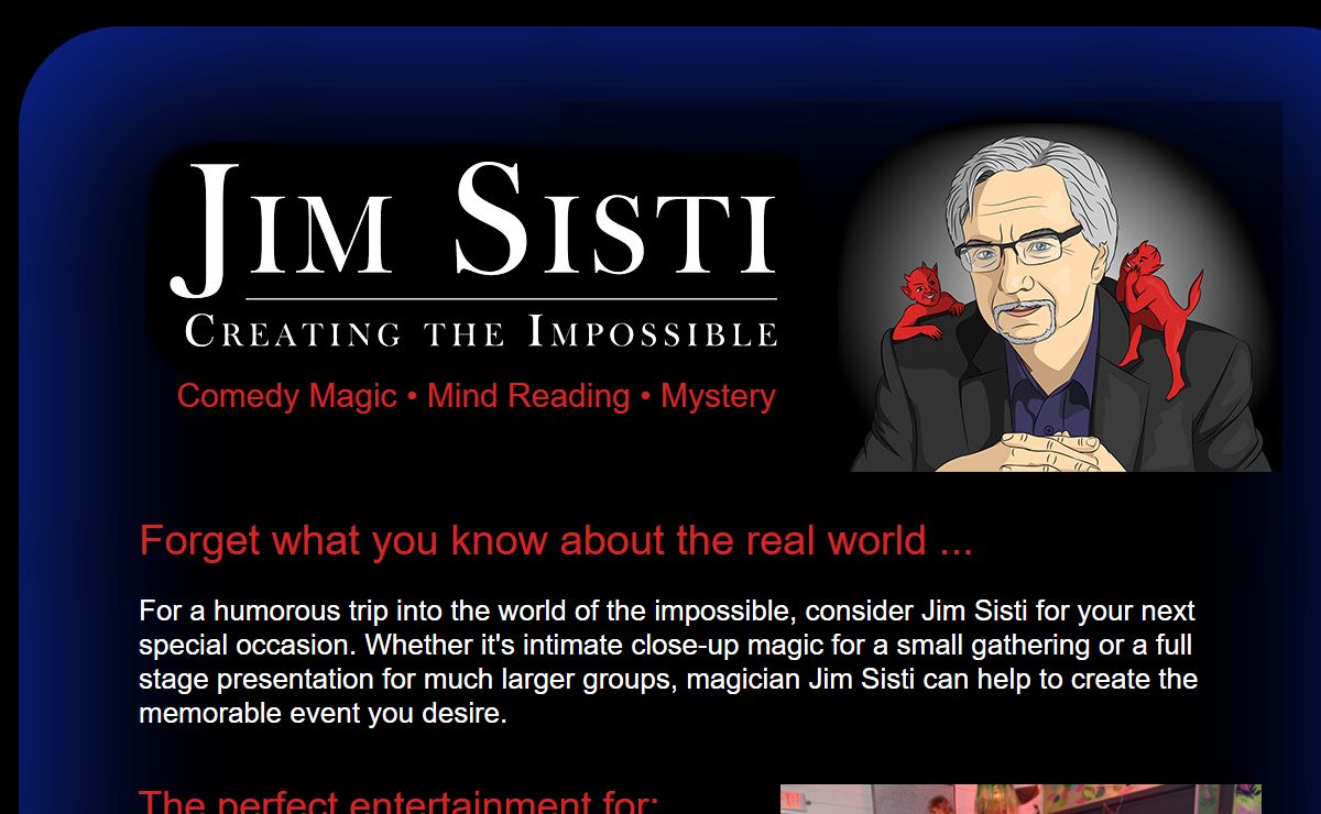 Magician Jim Sisti - Creating the Impossible