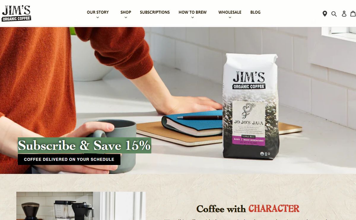 Jim's Organic Coffee