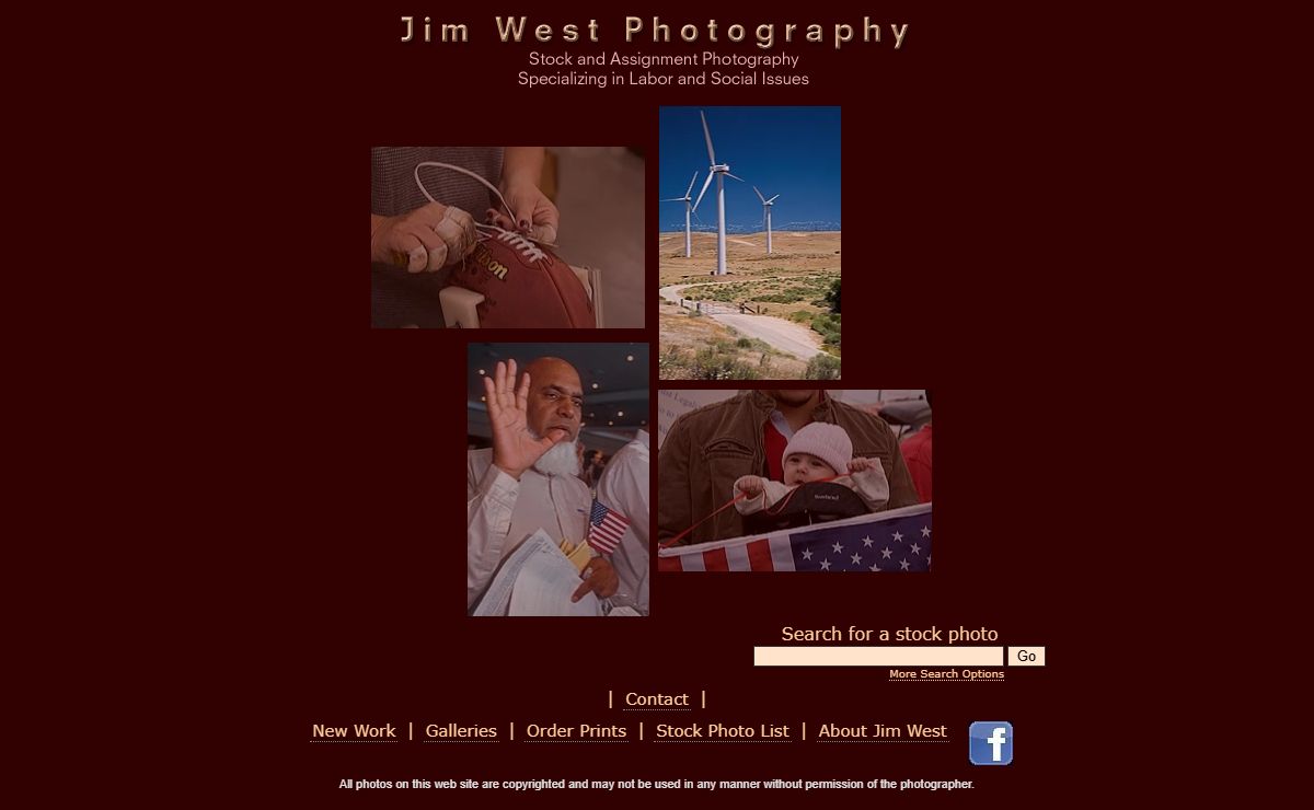 Jim West, Editorial Photography – Labor and Social Issues