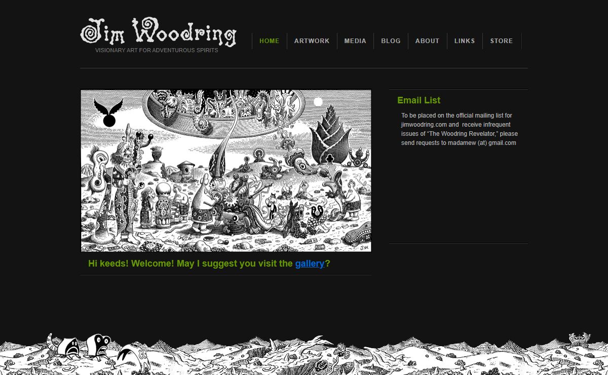 Jim Woodring | Visionary Art for Adventurous Spirits
