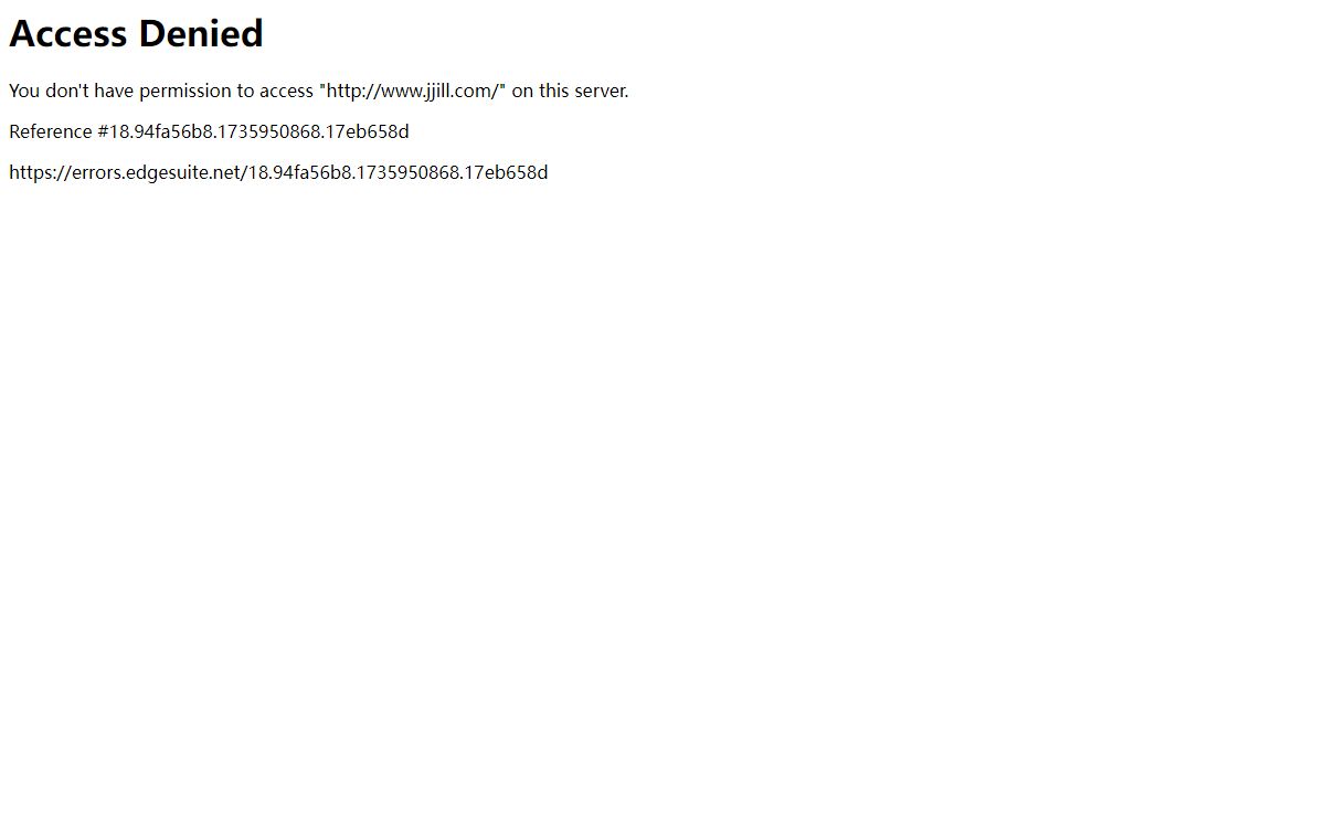 Access Denied
