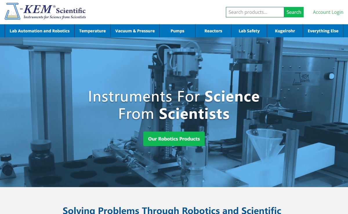 Science Instruments | Lab Automation | Robotics | J-KEM Scientific