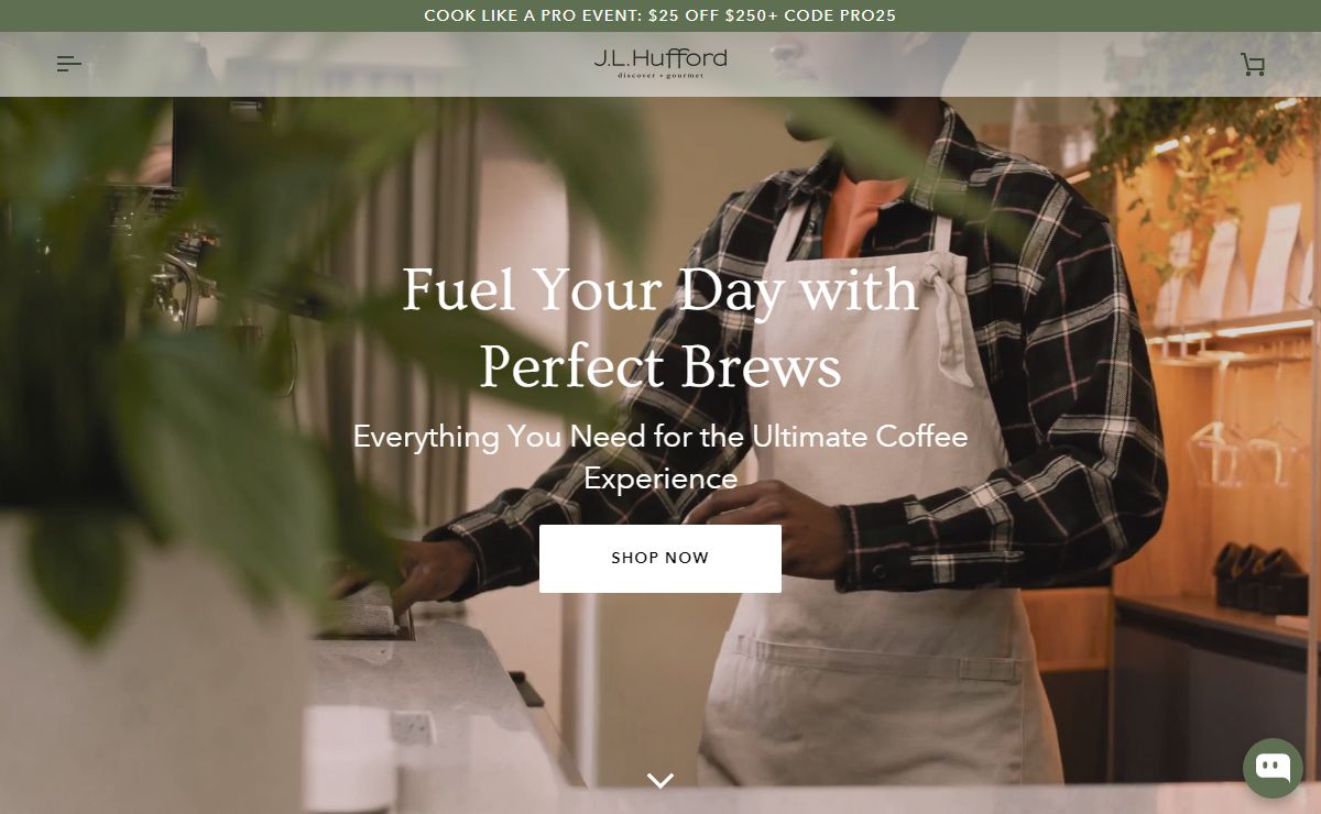 Espresso Machines, Gourmet Coffee Beans, Grinders and More – J.L. Hufford