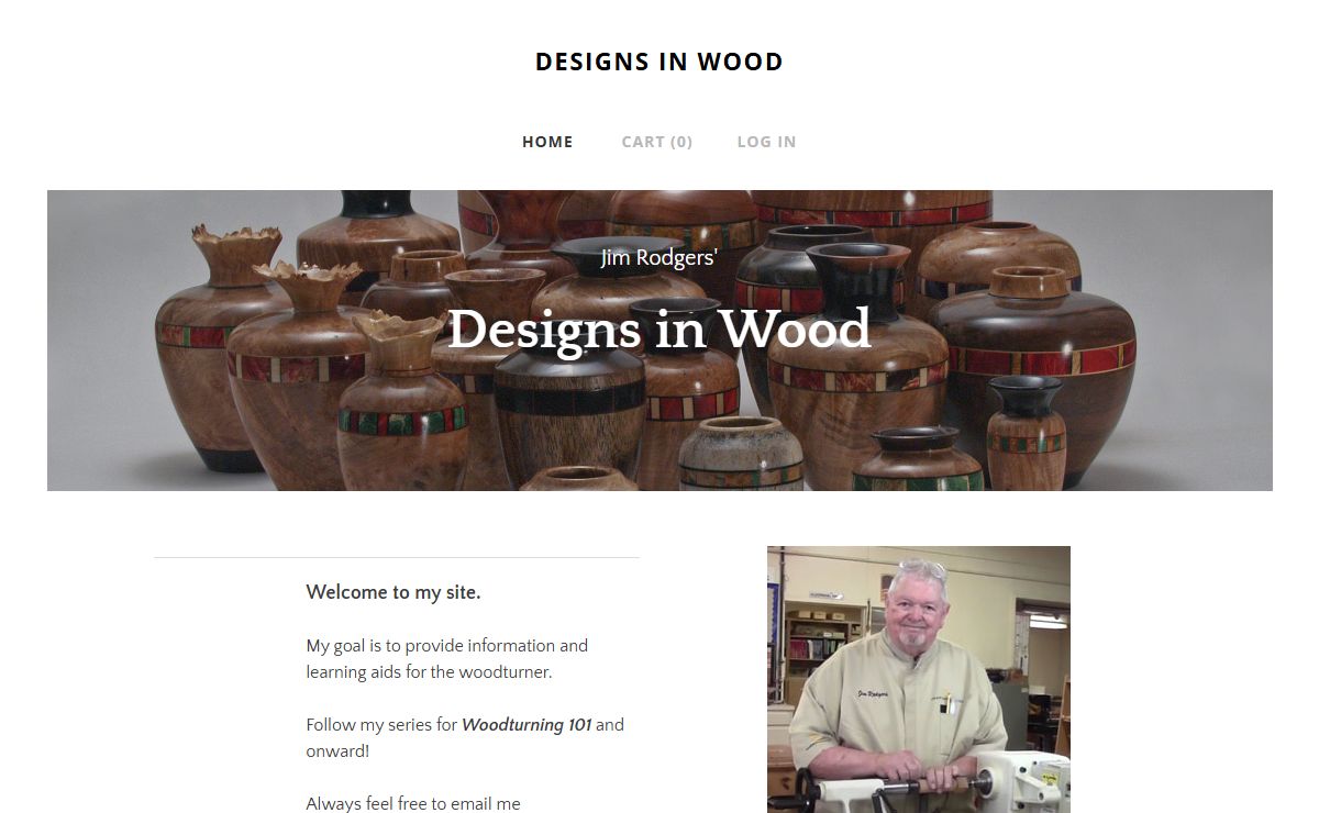 DESIGNS IN WOOD - Jim Rodgers on Woodturning