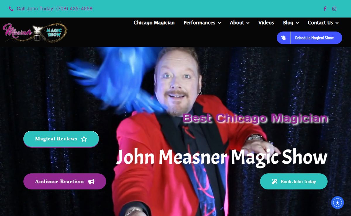 Hire The Best Magician in Chicago | John Measner Magic Show