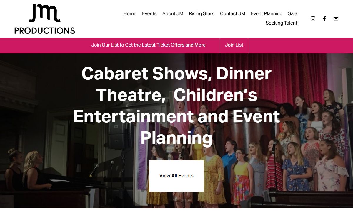 Quincy, MA Private Music and Theatre Events | JM Productions