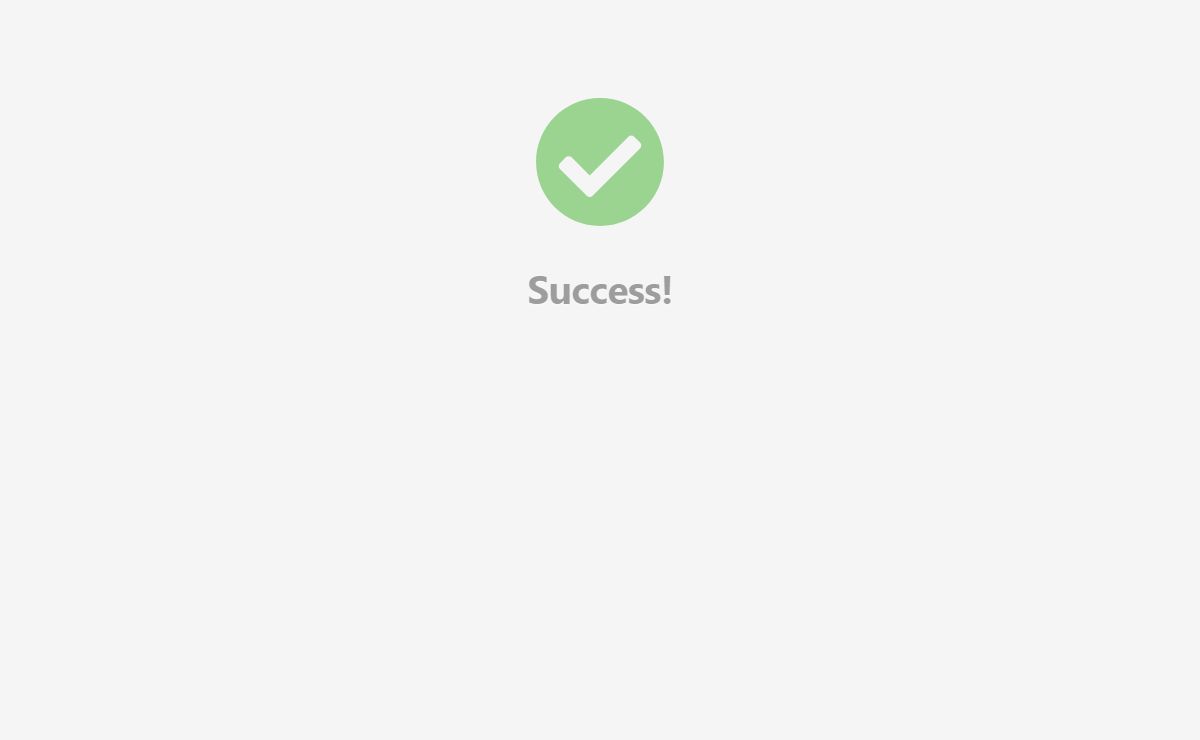Success!