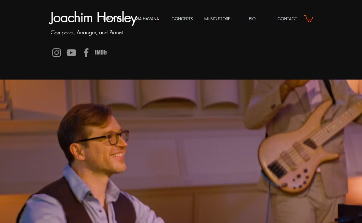 Joachim Horsley | Composer, Arranger, Pianist.