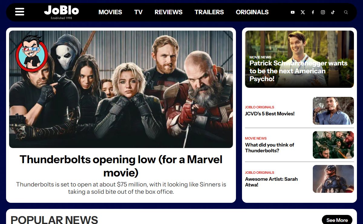 JoBlo - Movie News, Latest Trailers, and More