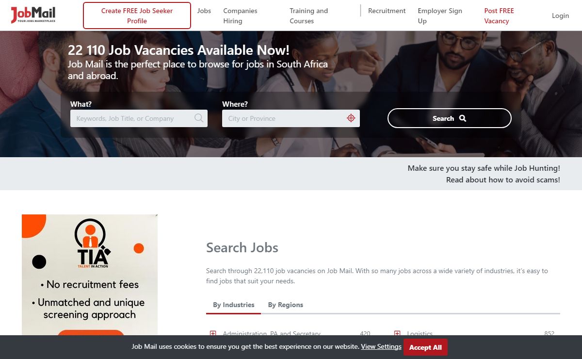 Job Mail | Find and apply for job vacancies online