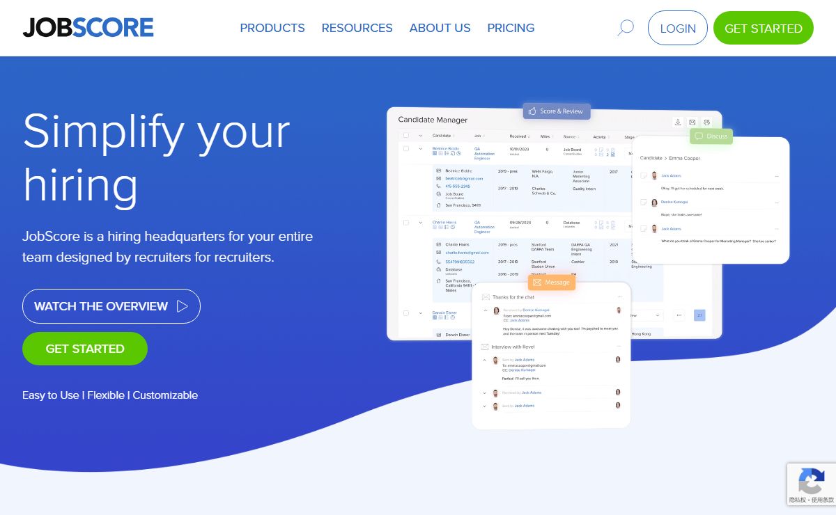 Talent acquisition and recruiting software | JobScore