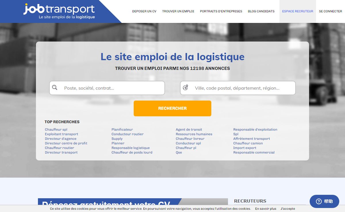Emploi Transport et Logistique | Jobtransport