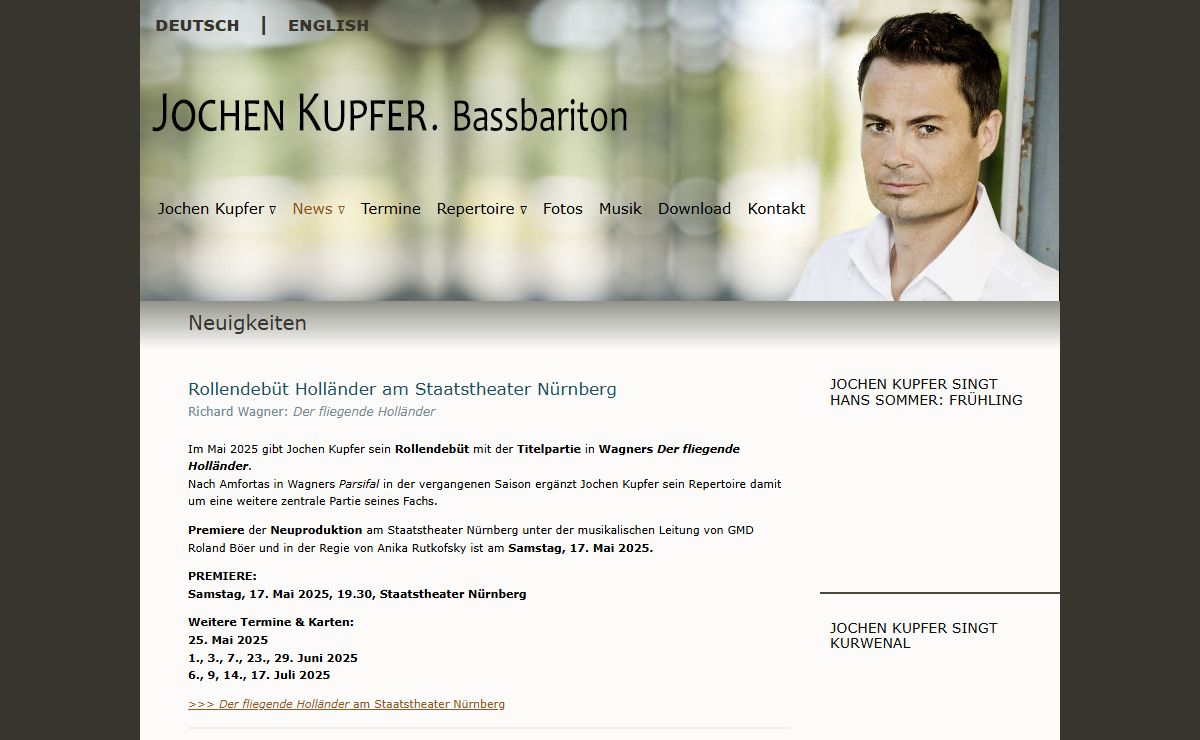 Jochen Kupfer | Aktuelles
