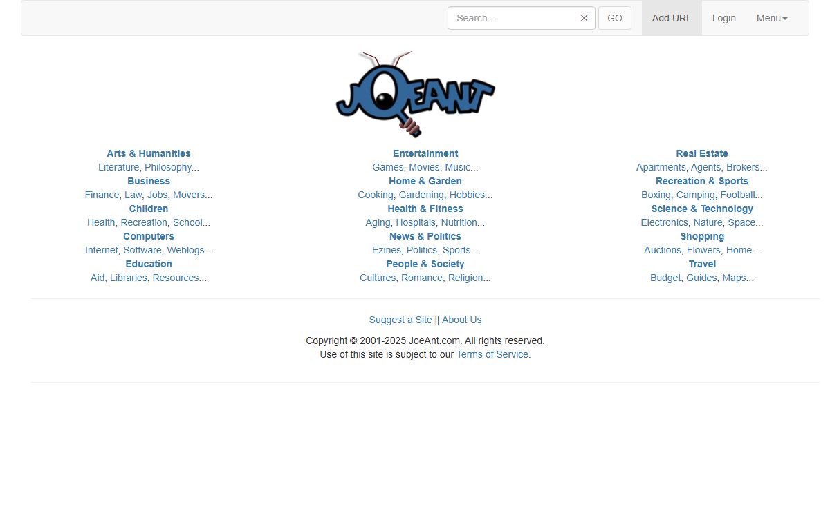 JoeAnt.com Directory