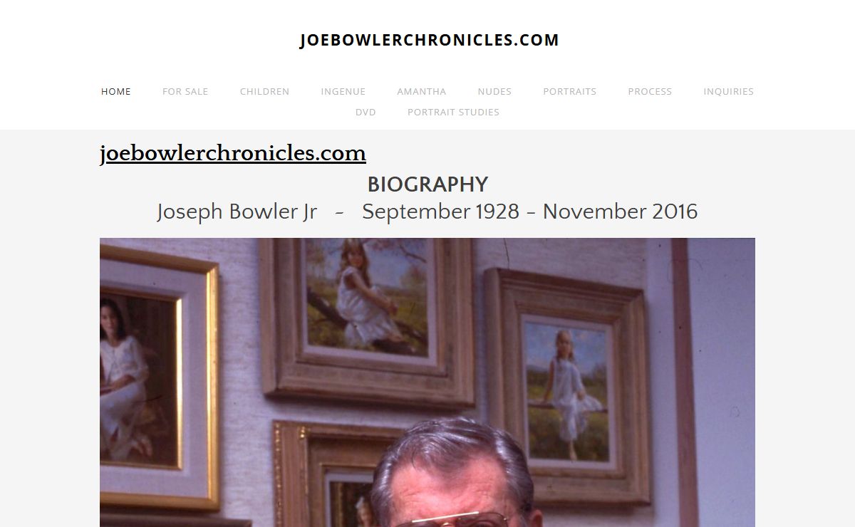 joebowlerchronicles.com - Home