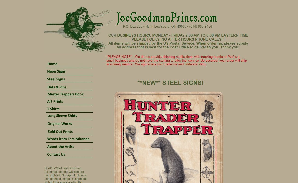 Joe Goodman Art Prints Wildlife Artistry