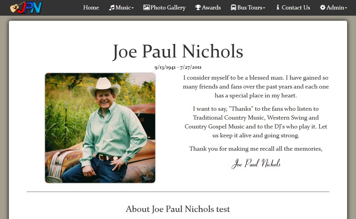 Joe Paul Nichols