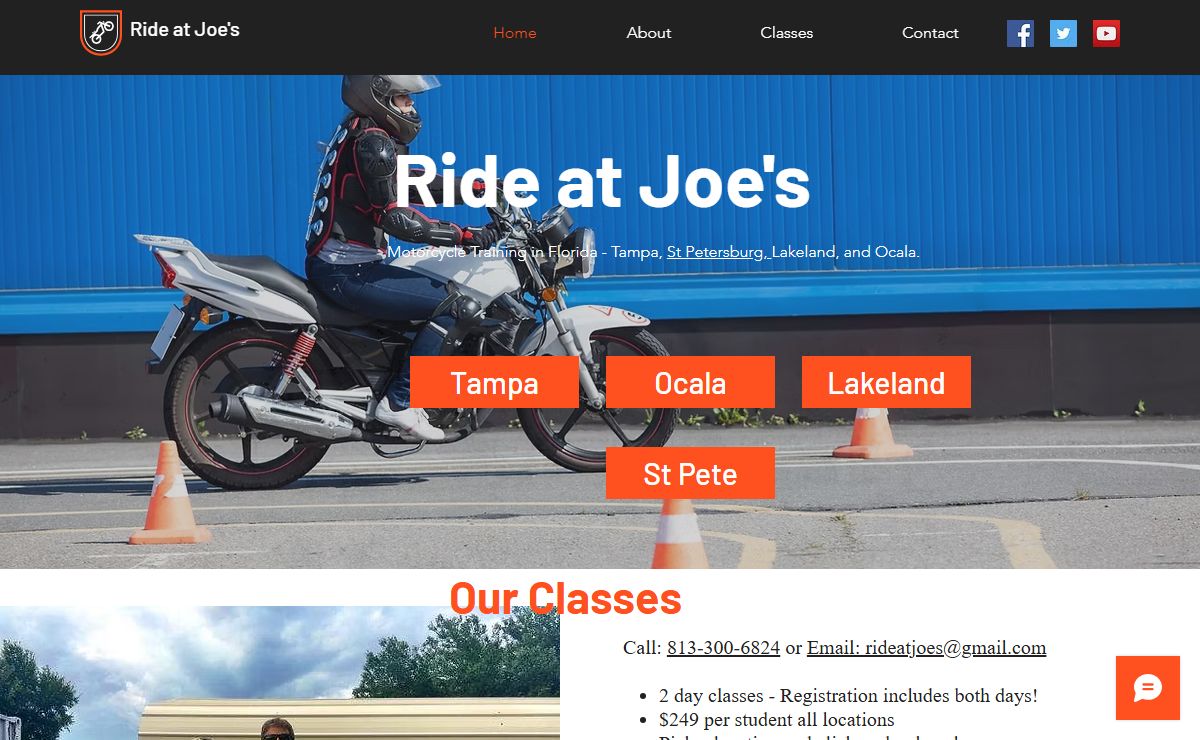 Motorcycle Training | Ride at Joes | Florida