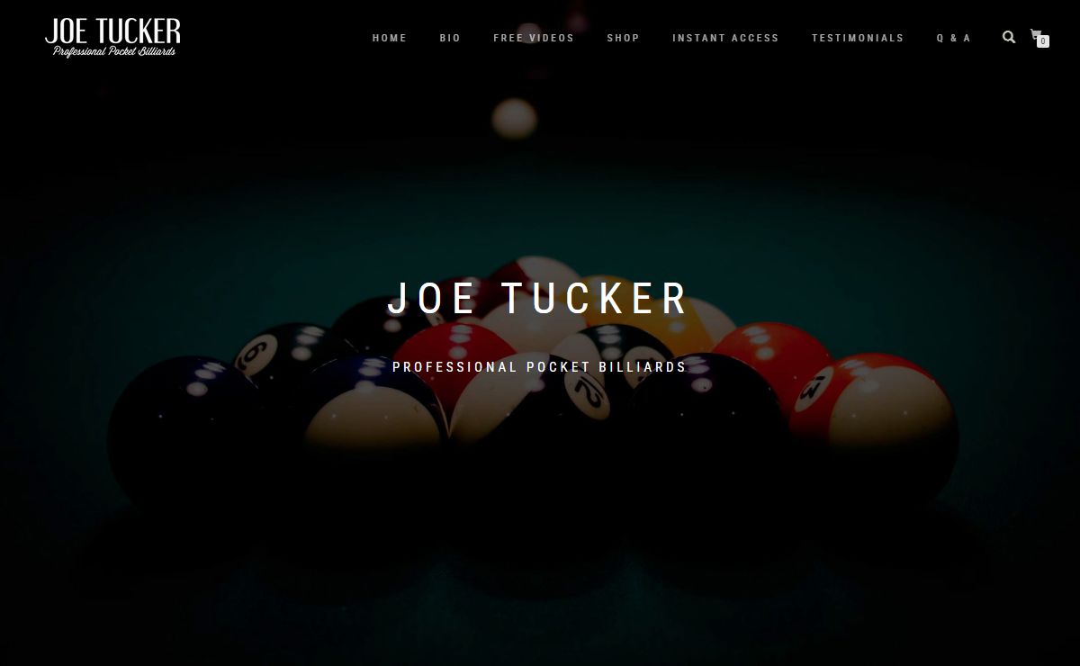 Joe Tucker – Professional Pocket Billiards