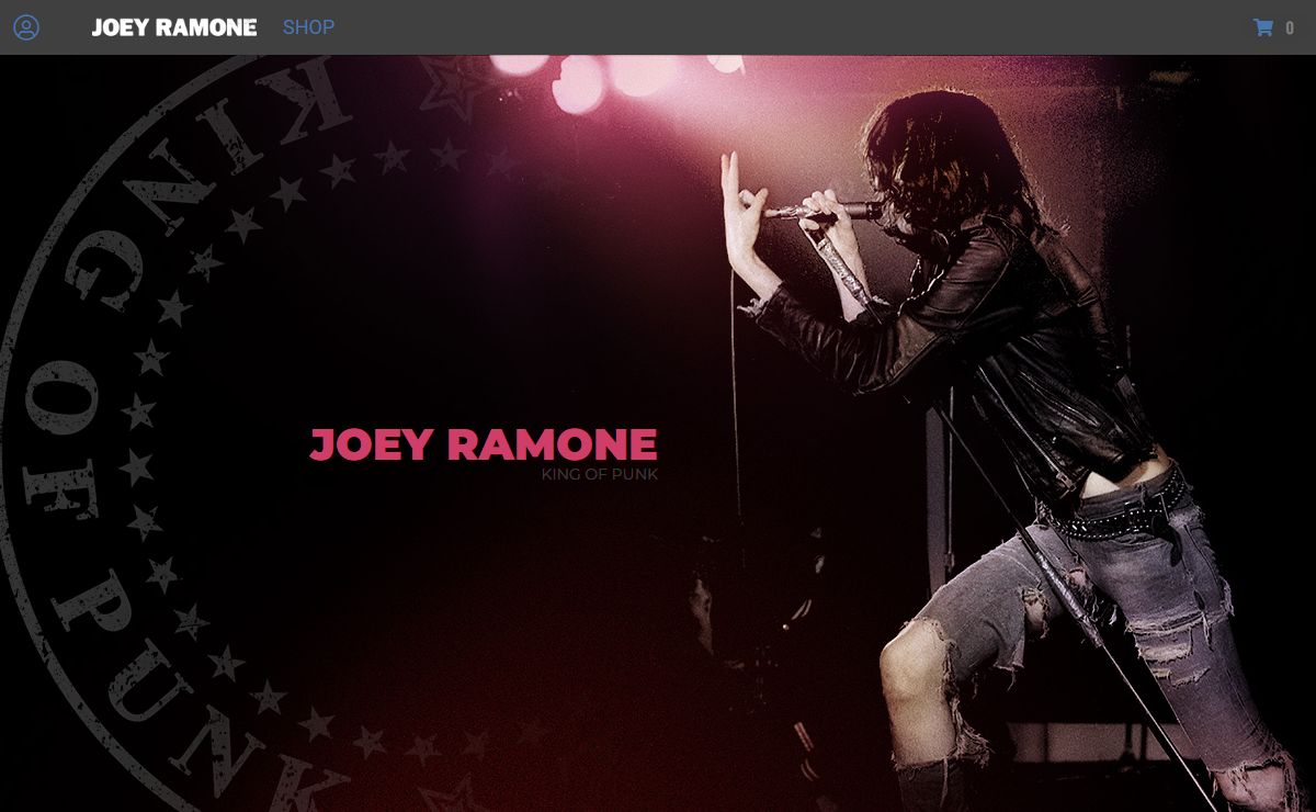 Joey Ramone | Homepage