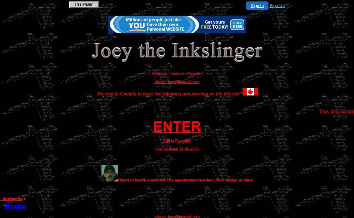 Joey the Inkslinger