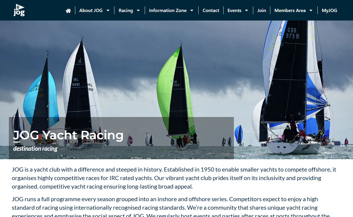Home - JOG Yacht Racing