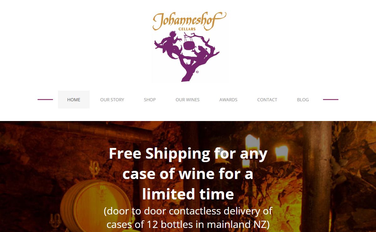 Johanneshof Cellars - Handcrafted Boutique Wines from Marlborough - Johanneshof Cellars, Marlborough Winery