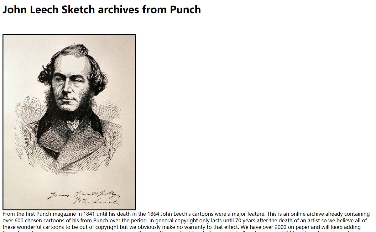 Cartoon Archives 1841-1864