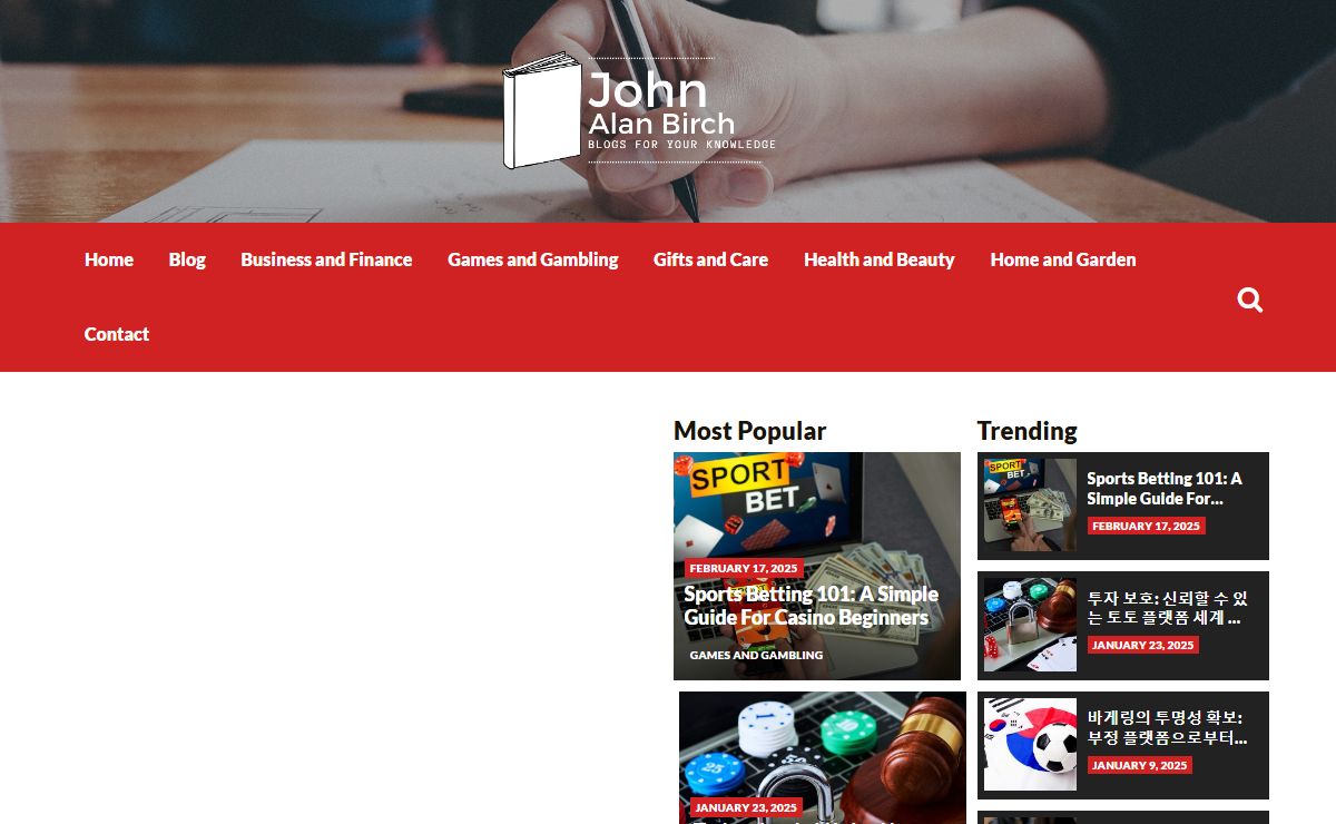 Home - JOHN ALAN BIRCH