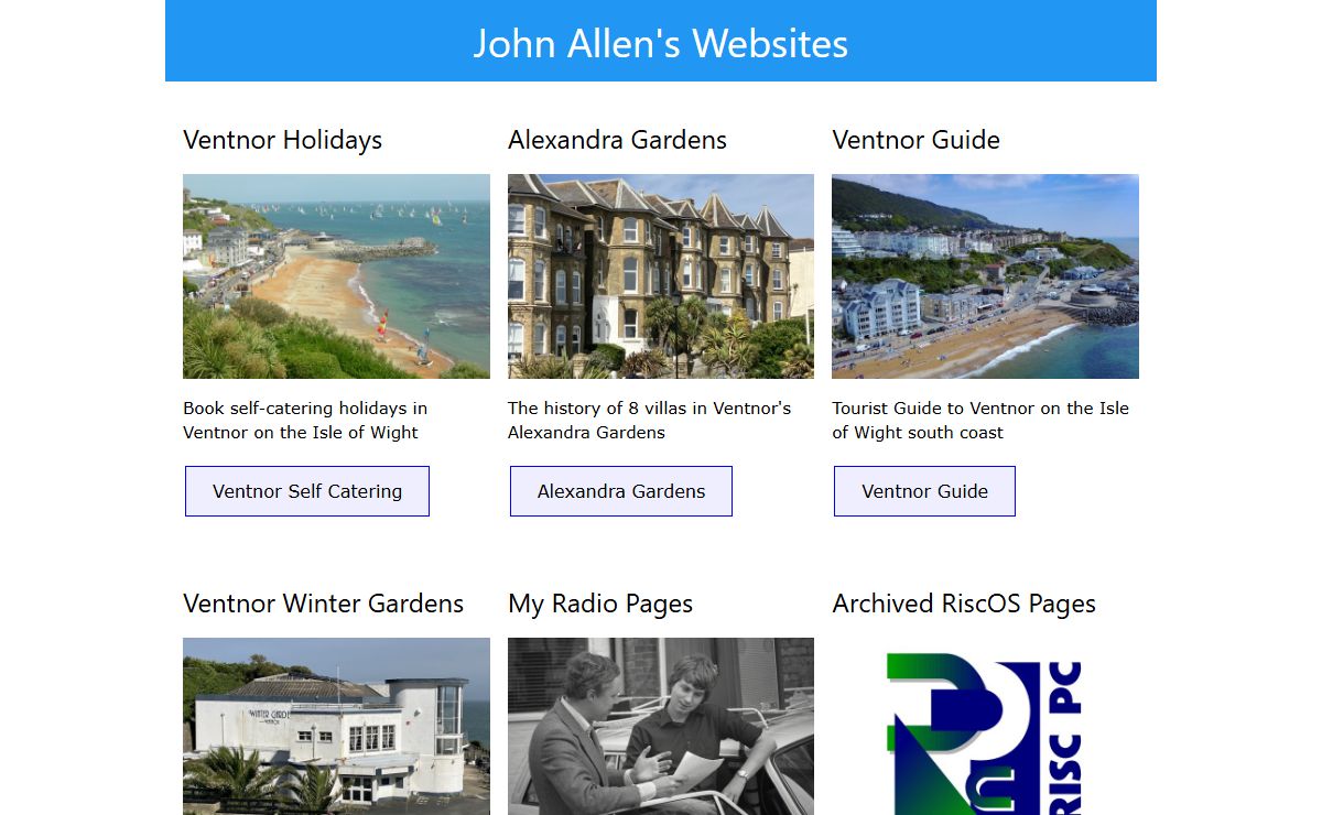 John Allen's Websites